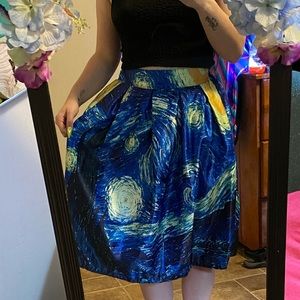 Starry night skirt
